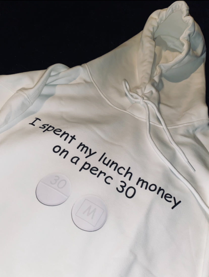 Lunch Money Hoodie White