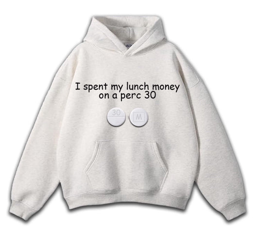 Lunch Money Hoodie White